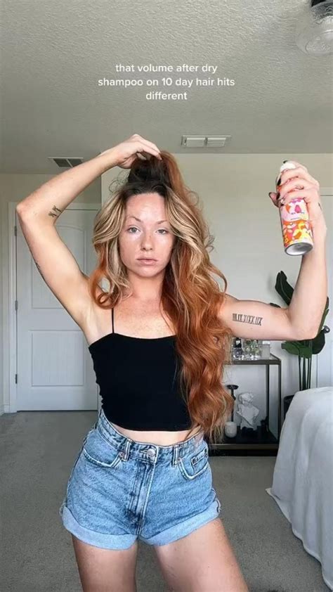 Dry shampoo hair hack long hairstyles for red hair | Long red hair ...