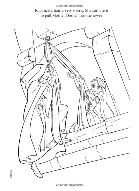 Tangled Mother Gothel Coloring Pages Coloring Pages