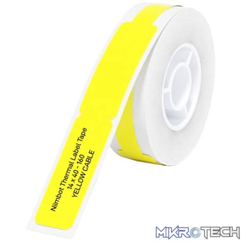 NIIMBOT D11 D110 D101 H1S Thermal Label 12 5x74mm 65 Labels Per Roll