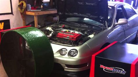 Integra Gsr Four Door Dyno Day 2011 2nd Pull YouTube