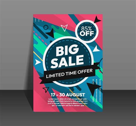 Layout Big Sale Poster Template Design Vector 4715067 Vector Art at Vecteezy