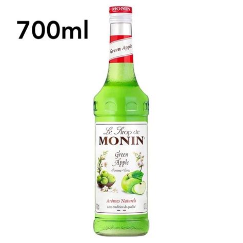 Monin モナン グリーンアップル・シロップ 700ml 1本 ノンアルコール シロップ F Monanapplesiroppu美と健康