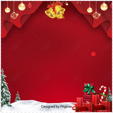 Red Christmas Background PNG Images With Transparent Background | Free ...