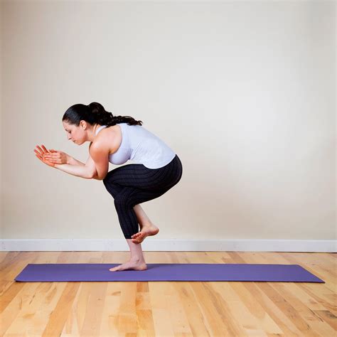 Eagle Pose Yoga Sequence For Tight Shoulders Popsugar Fitness Photo