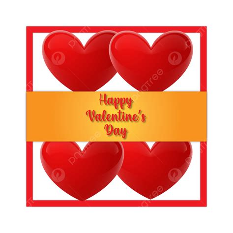 3d Feliz Dia De San Valentin Marco Png Png Celebrar San Valentin Romántico Png Y Vector Para