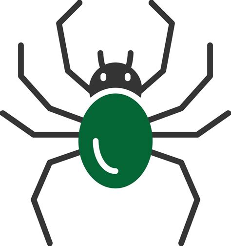 Spider Glyph Two Color 9812988 Vector Art At Vecteezy