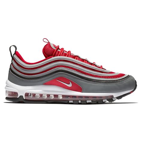 Nike Air Max 97 Dark Greywolf Grey Gym Red White Consortium