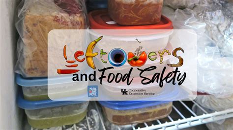 Leftovers and Food Safety - KNEP - Kentucky Nutrition Education Program