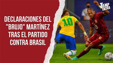 Jos El Brujo Mart Nez Habl Tras La Derrota De La Vinotinto Con