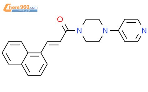 485796 87 0 PIPERAZINE 1 3 1 NAPHTHALENYL 1 OXO 2 PROPENYL 4 4