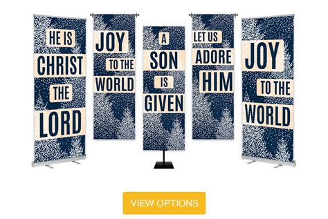 Christmas Design Styles | Indoor Christmas Banners | ChurchBanners.com