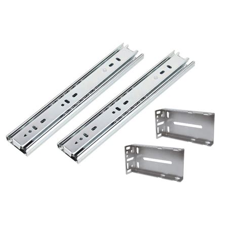 Side Mount Value Pack Drawer Slides Cabinet Hardware The Home Depot