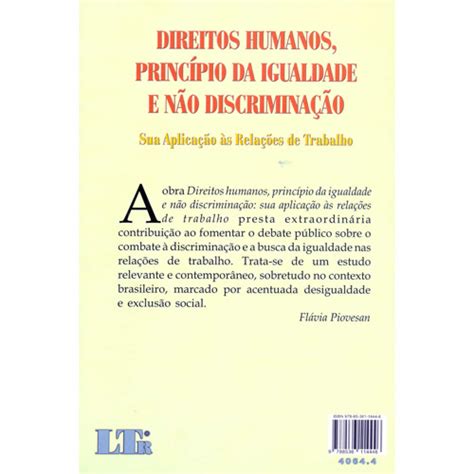 Livro Direitos Humanos Princípio da Igualdade e Não Discriminação no