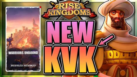 New Kvk Map Warriors Unbound Rise Of Kingdoms Youtube