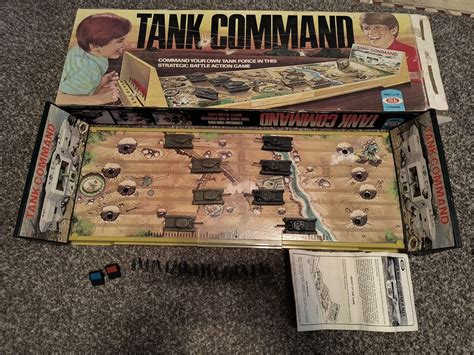 1975 Ideal Tank Command Game Complete EBay