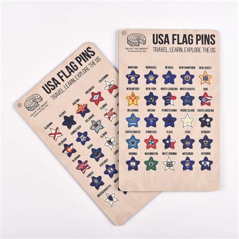 US Flag Pins from Enjoy The Wood ‣ Good Price, Reviews