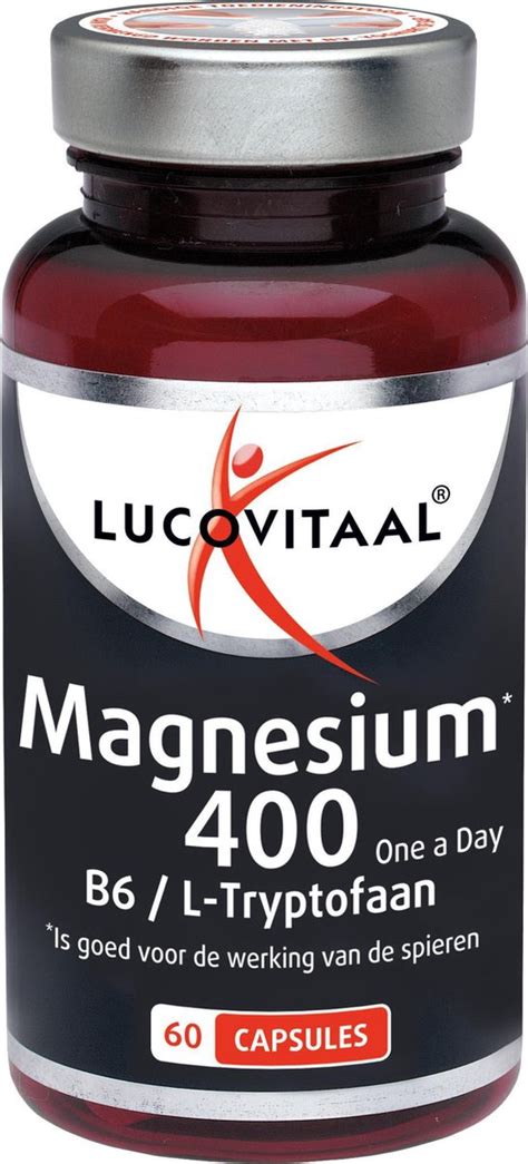 Lucovitaal Magnesium 400 Vitamine B6 En L Tryptofaan Voedingssupplement