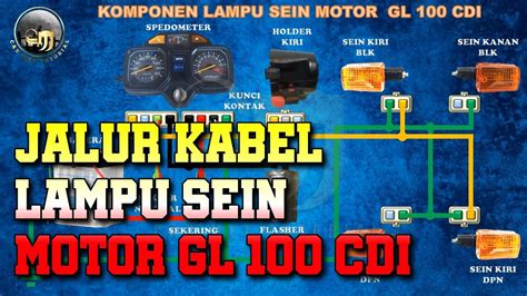 Jalur Kabel Lampu Sein Motor Gl Cdi Kelistrikan Sepeda Motor