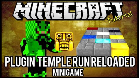 Tutorial Temple Run Reloaded Minigame Minecraft Youtube