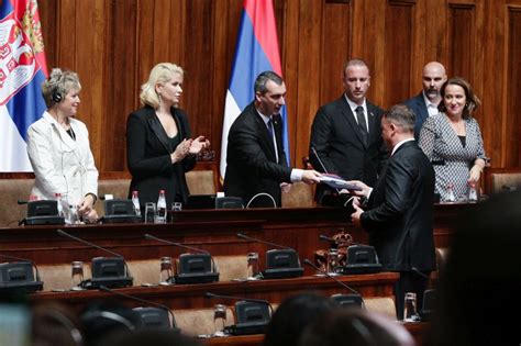 Serbian Parliament Elects Slobodan Cvetkovic As Minister Of Economy