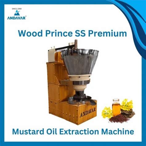 Cold Press Wood Pressed Groundnut Oil Making Machine At 250000 In