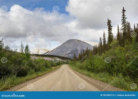 Road in Alaska stock photo. Image of alaskan, north - 281484116