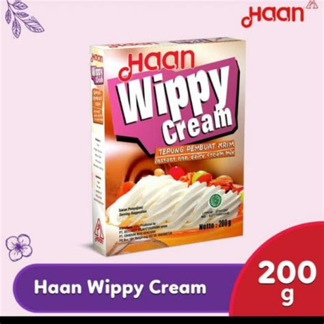 Jual Haan Wippy Cream Whipping Cream Whipped Cream Kemasan Gr