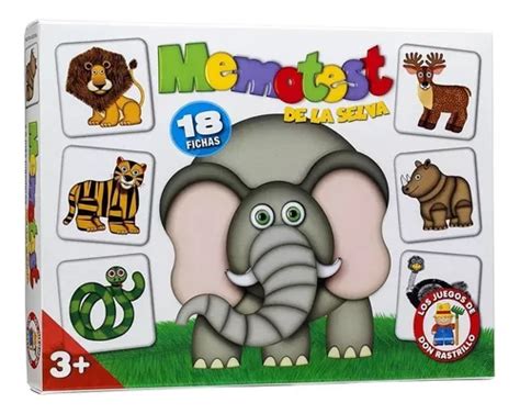 Juego De Mesa Memotest De La Selva Don Rastrillo Ruibal MercadoLibre