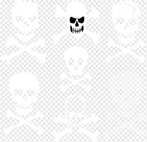 White Skull And Cross Bones Png PNGWing