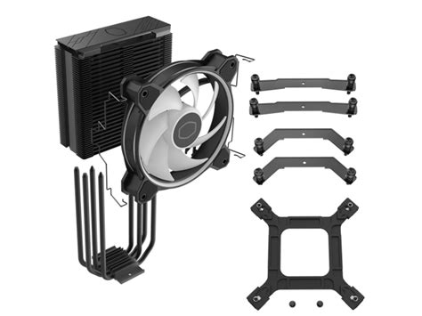 Cooler Master Hyper 212 Halo Black Cpu Air Cooler Mf120 Halo² Fan