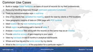 Maplytics Maps Dynamics Crm Ppt