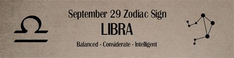 September 29 Zodiac Sign: Libra | Intelligent & Confident