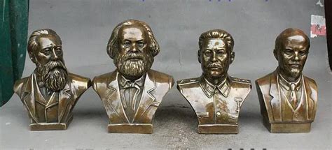 International Famous Marx Engels Lenin Stalin Bust Statue Sculpture Set-in Statues & Sculptures ...