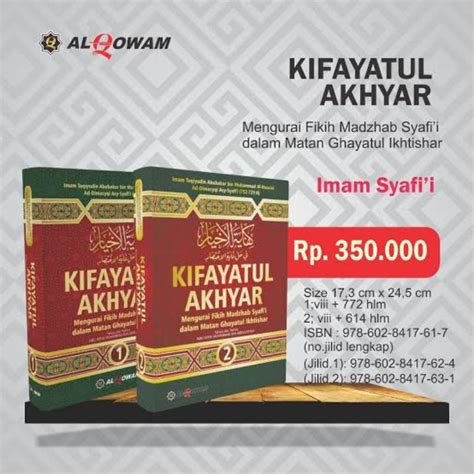 Jual Buku Terjemah Kitab Kifayatul Akhyar Al Qowam Original Book