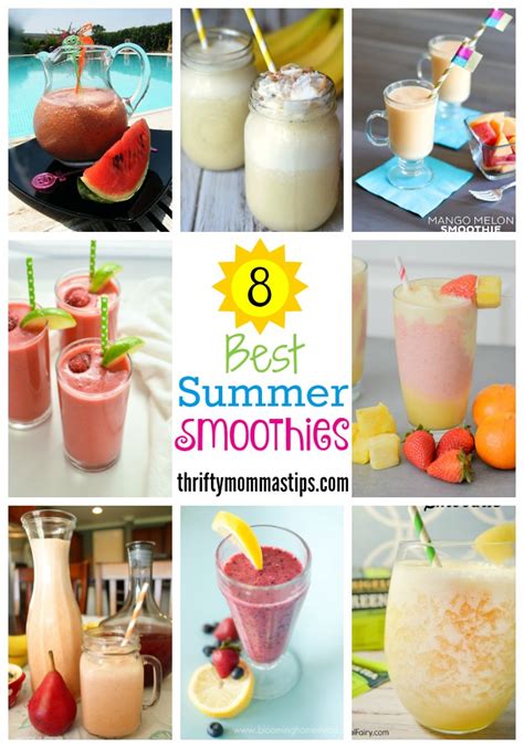 Eight Super Summer Smoothies — Thrifty Mommas Tips