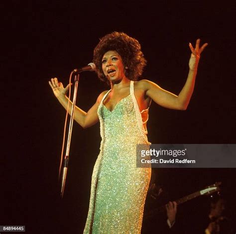 Welsh Singer Shirley Bassey Performs Live On Stage Circa 1970 News