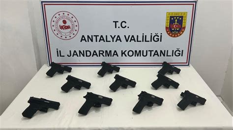 Antalya da silah kaçakçılığı operasyonunda yakalanan şüpheli tutuklandı