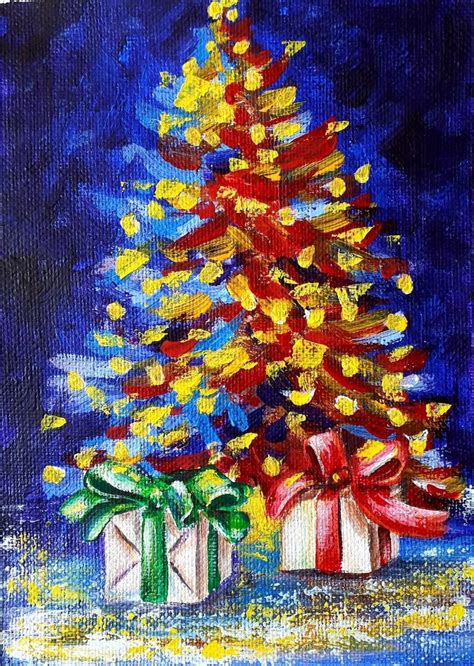 Christmas Tree Abstract Art