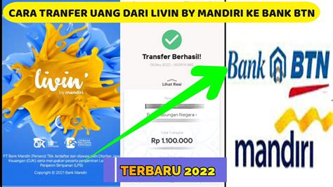 Cara Transfer Ke Bank Lain Lewat Livin By Mandiri Transfer Uang Dari