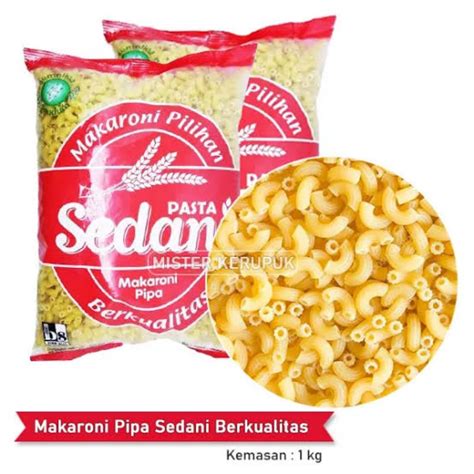 Jual PIPA Makaroni Mentah SEDANI 1 Kg Shopee Indonesia