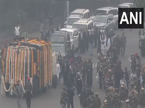 India Bids Farewell To Former Pm Manmohan Singh With Full State Honours