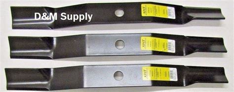 Dmwd3501 Set Of 3 To Fit Woods Finish Mower Blades 72 L306 Rm306 Rm60