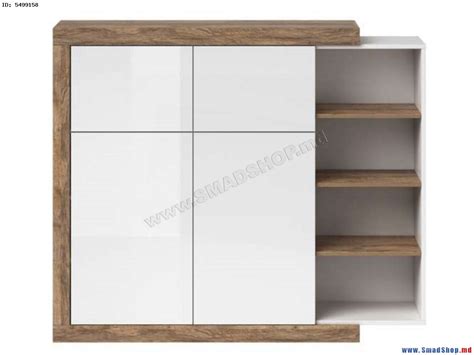 Tumba Helvetia Sintra D Kl Samdal Oak White Gloss