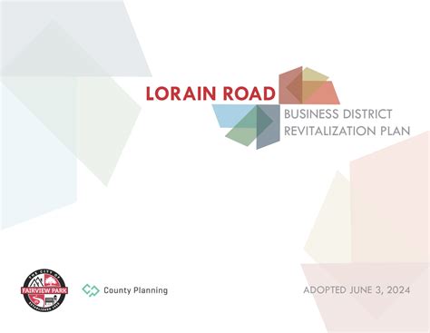 Lorain Road Business District Revitalization Plan – Cuyahoga County