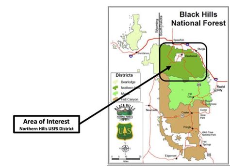 Black Hills National Park Map