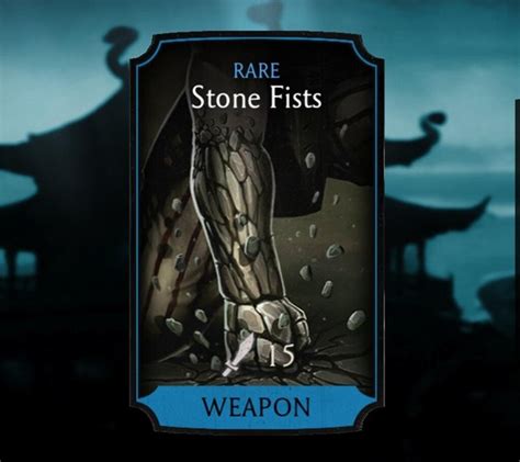 Stone Fists Rare Weapon Eqipment Mkmobileinfo