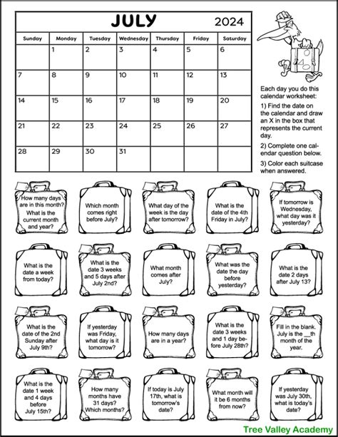 2024 Calendar Images Free Printable Worksheets Vitia Jillayne