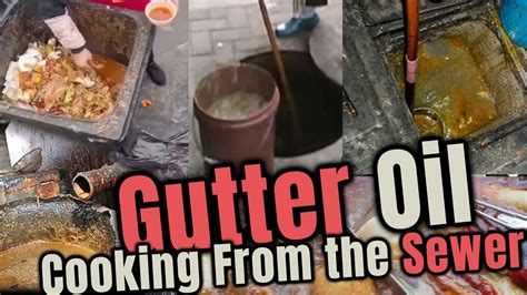 🍽️are You Eating Gutter Oil 🛢️sewer Oil🛢️ Oil Harvested From The Sewer