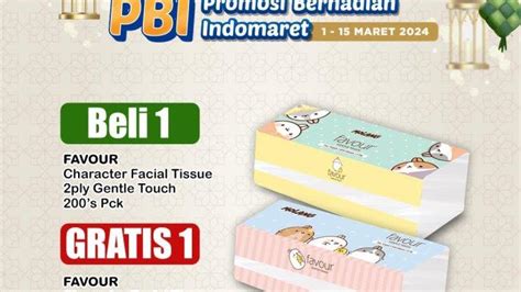 Promo Indomaret Besok 13 Maret 2024 Mamy Poko Rp13 900 Tisu Beli 1