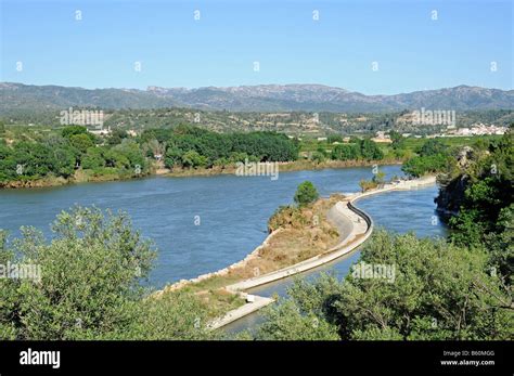 Ebro River, Benifallet, Aragon, Spain, Europe Stock Photo - Alamy